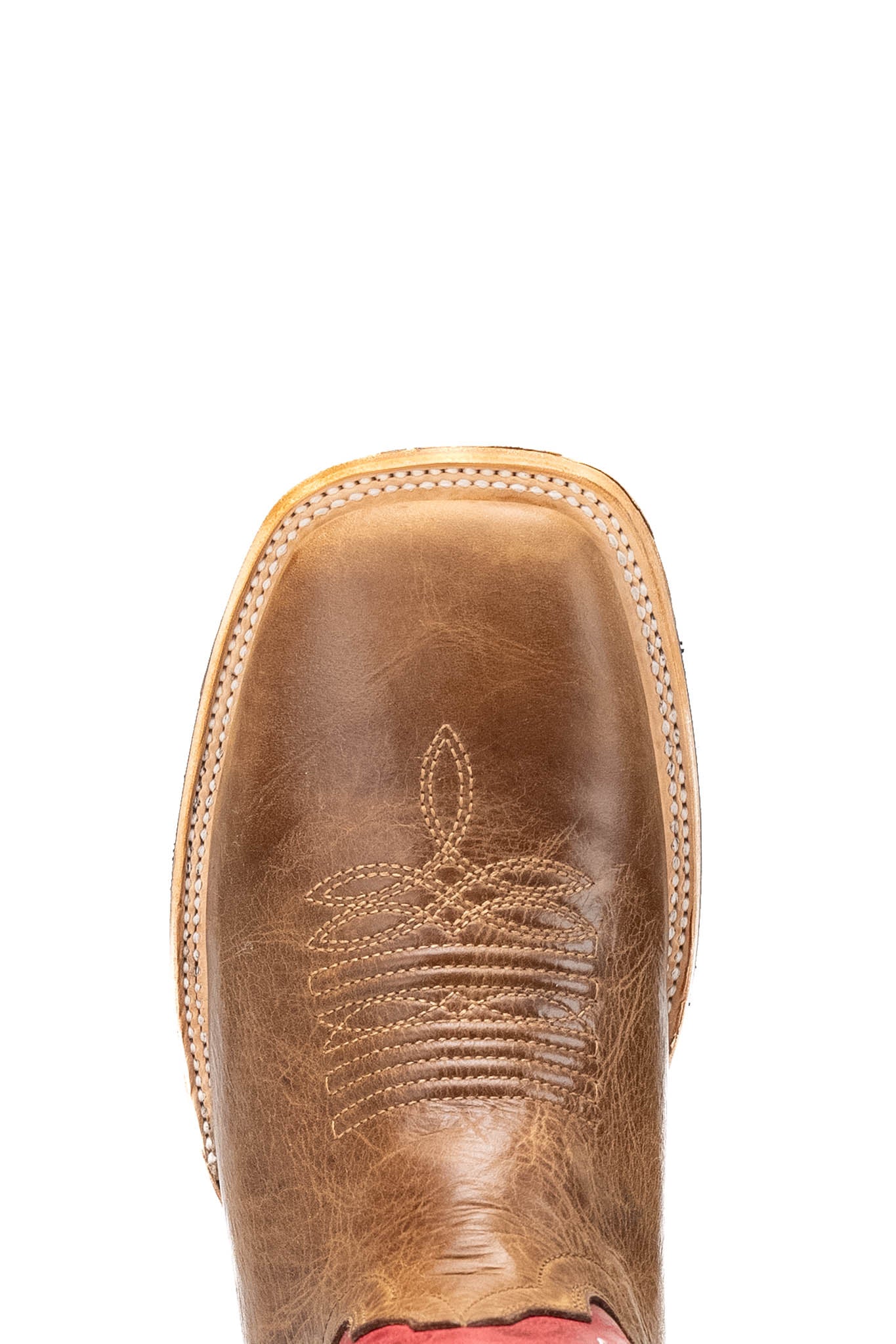 Rock'em Men's Heritage Square Toe Cowboy Boot MR03 - Camel