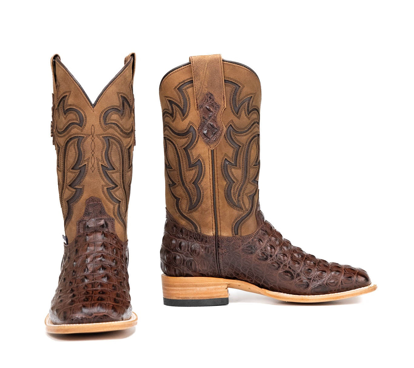 Rock'em Men's Bruce Hornback Cowboy Boot MR28 - Brown