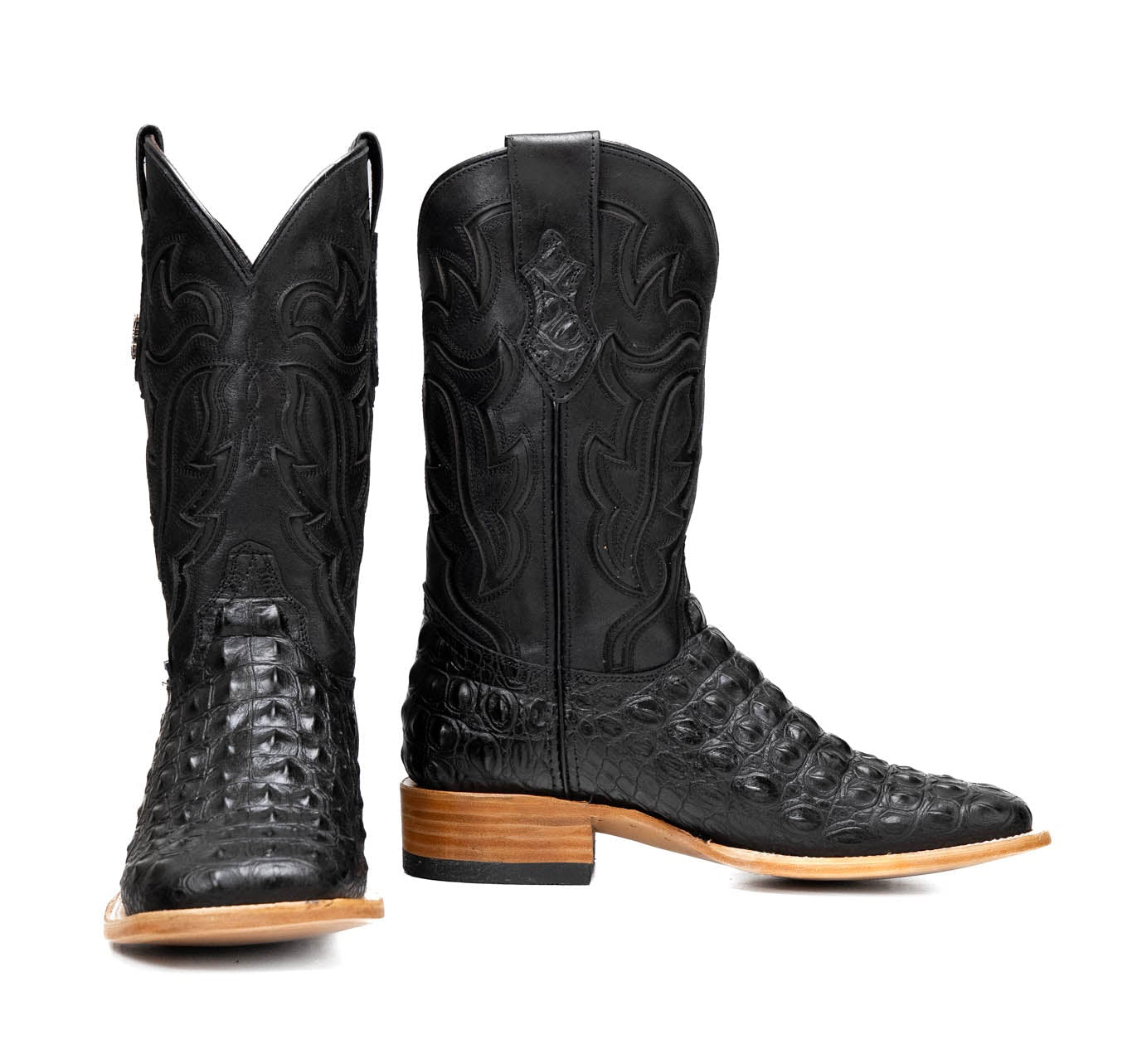 Rock'em Men's Bruce Hornback Cowboy Boot MR27 - Black
