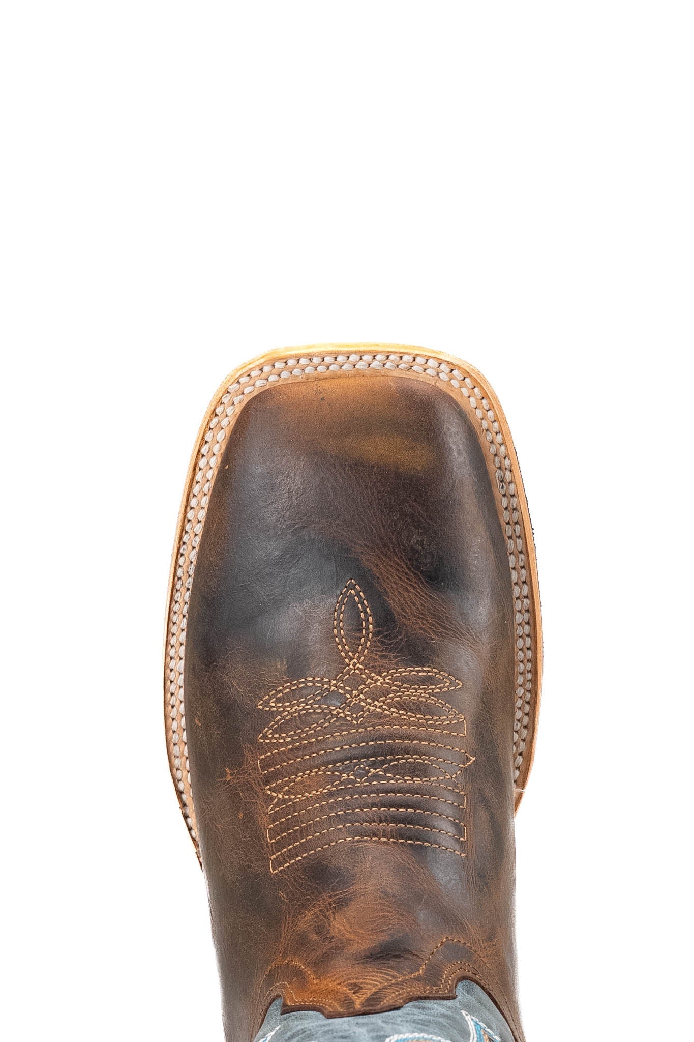 Rock'em Men's Heritage Square Toe Cowboy Boot MR04 - Honey