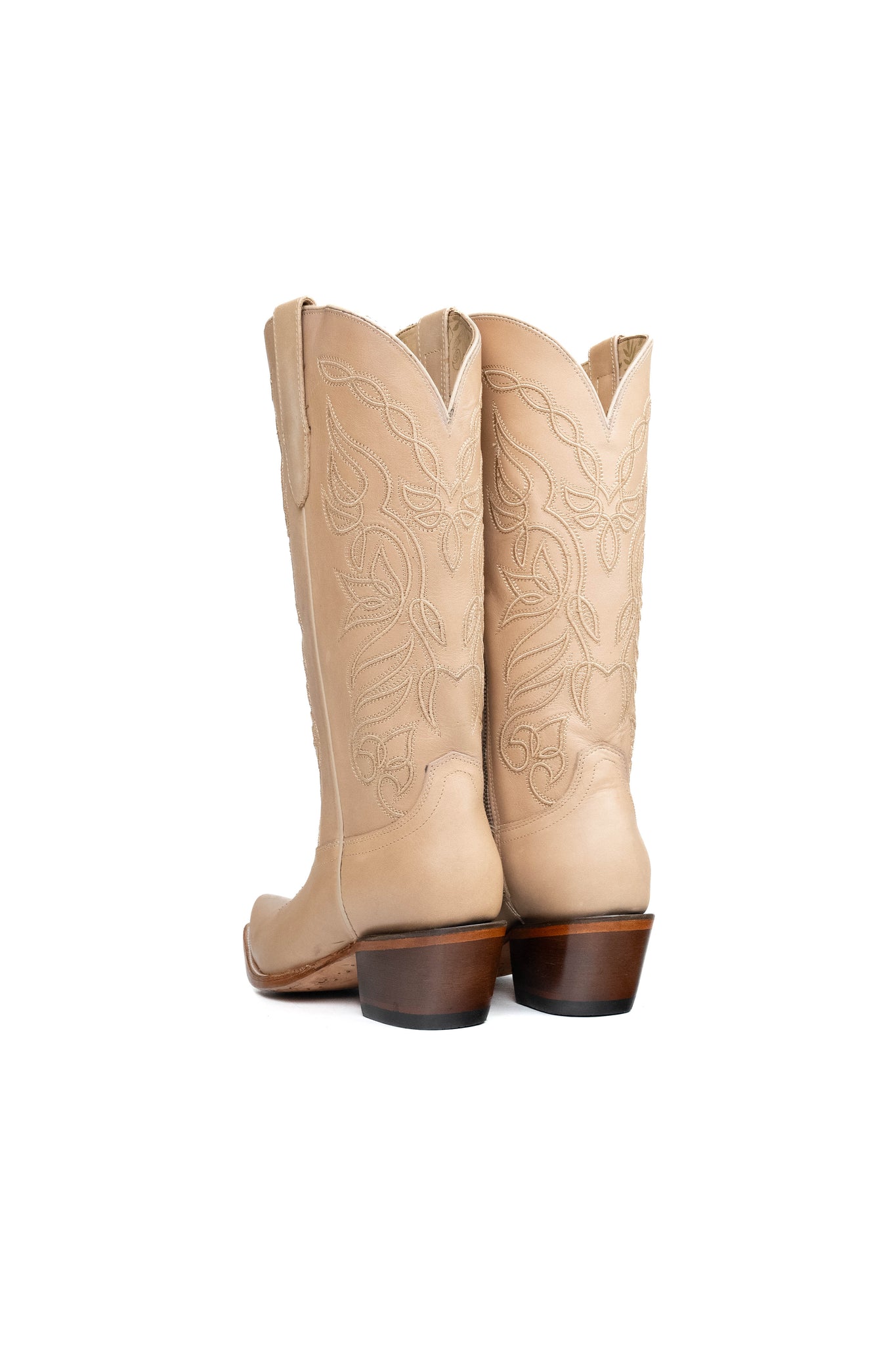 Rock'em Sally Midi Snip Toe Cowgirl Boot 010 - Latte