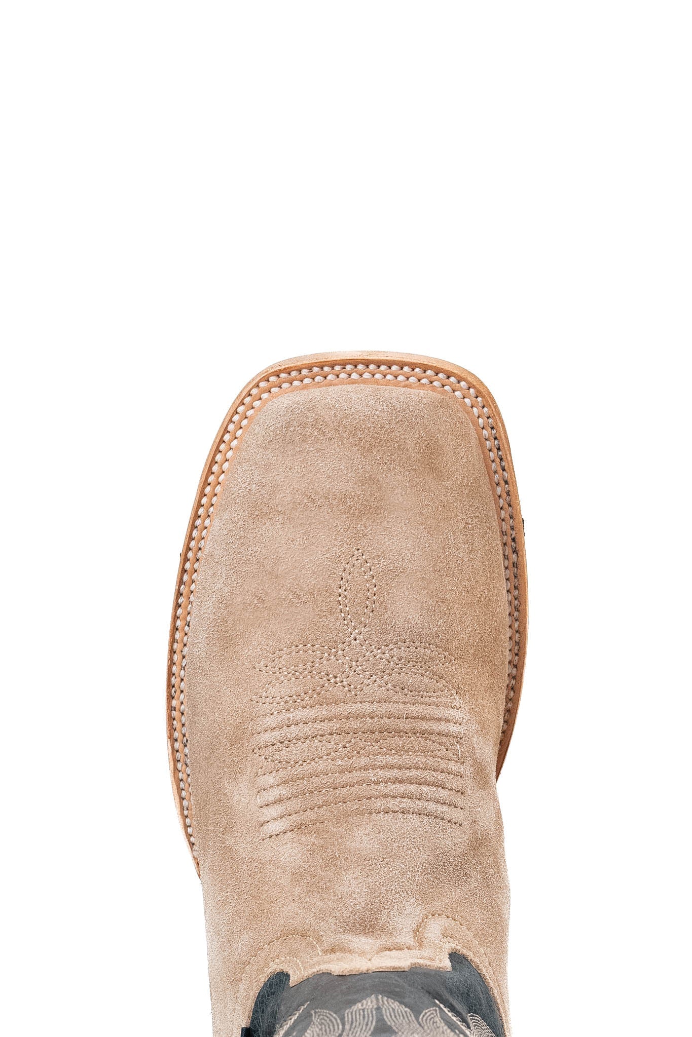 Rock'em Maverick Roughout Square Toe Cowboy Boot - Sand
