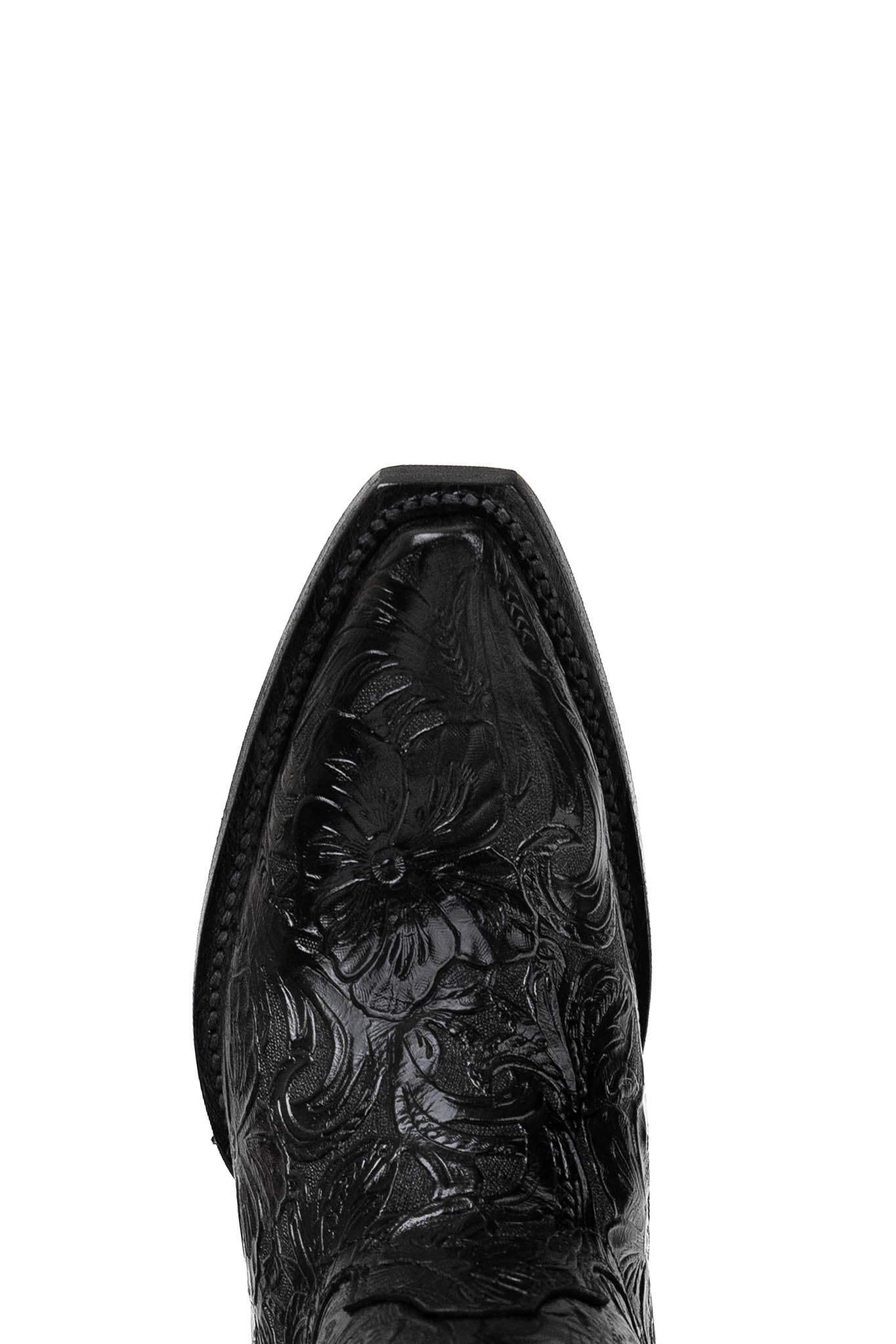 Rock'em Mila Flor de Luz 652 Red Bottom Snip Toe Cowgirl Boot - Black