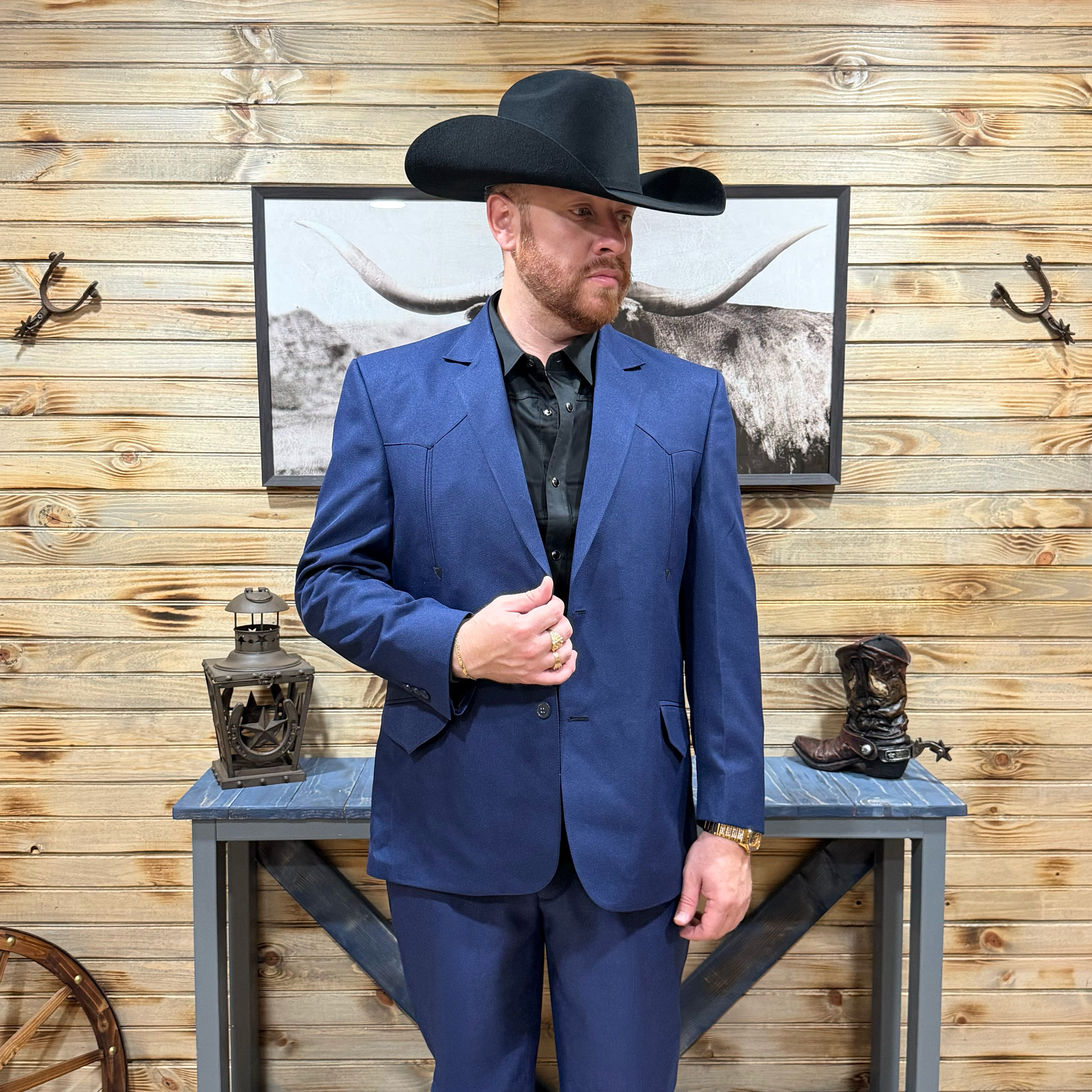 Traje Vaquero Campirano TL03 - Royal Blue