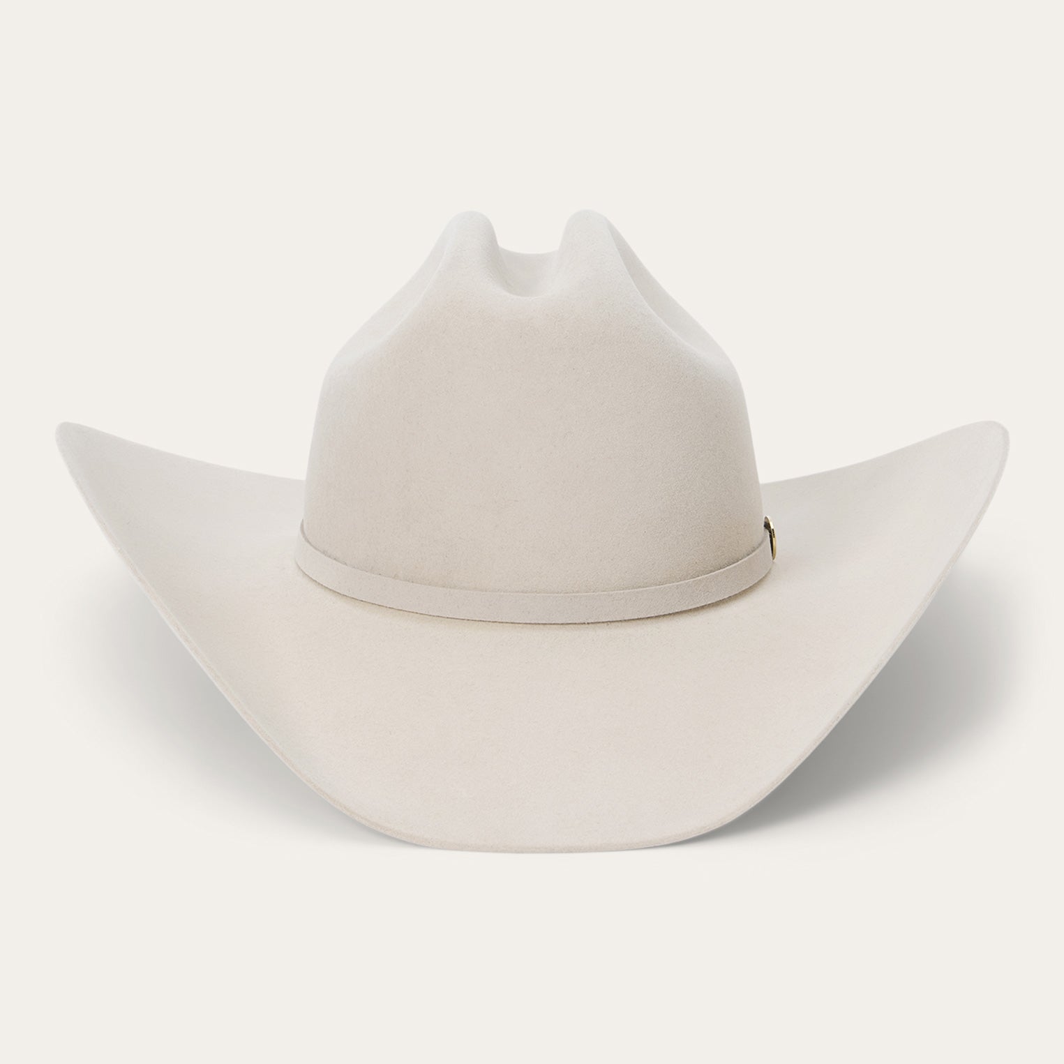 Stetson 100x The Golden Eagle Felt Hat 4 1/4" Brim - Silverbelly