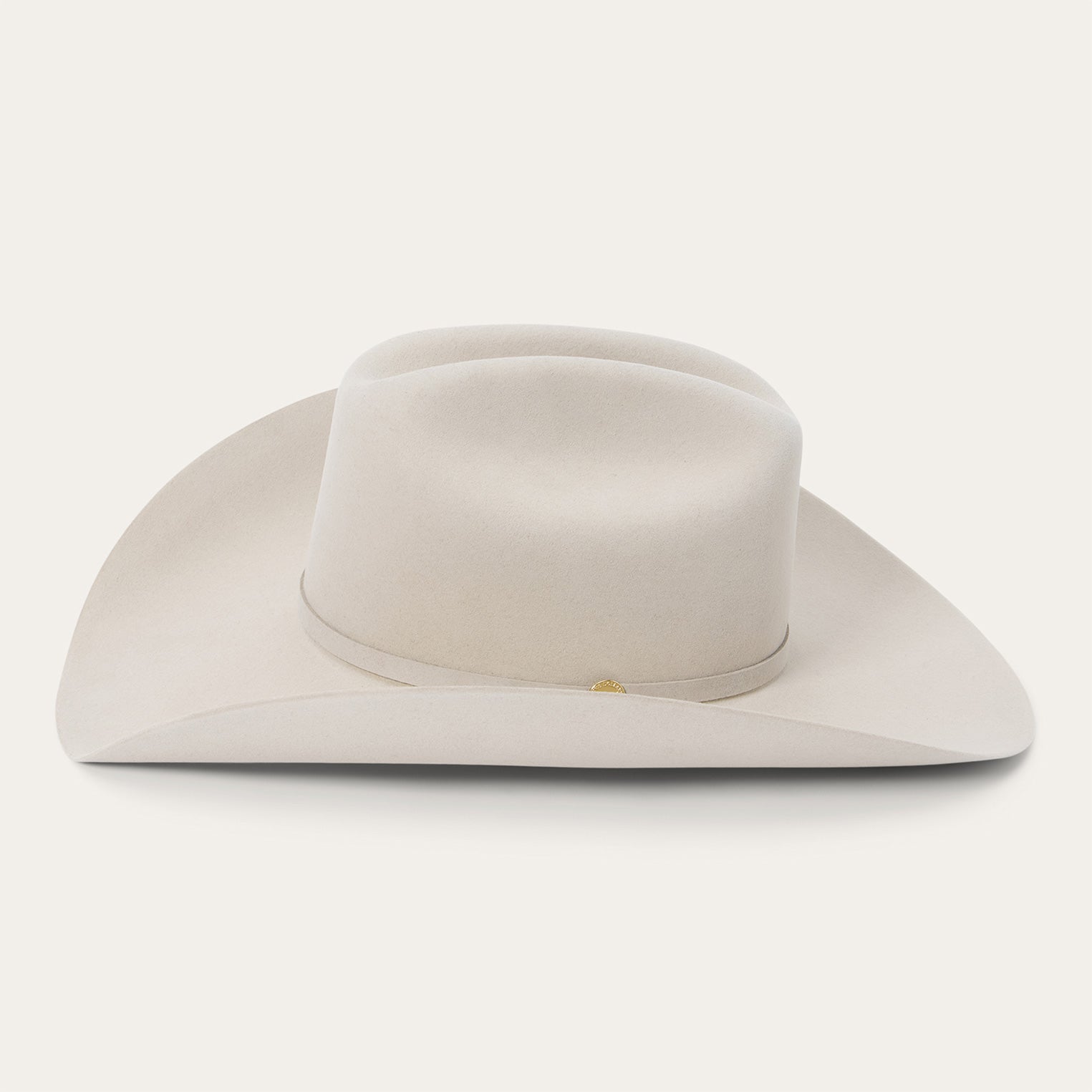 Stetson 100x The Golden Eagle Felt Hat 4 1/4" Brim - Silverbelly