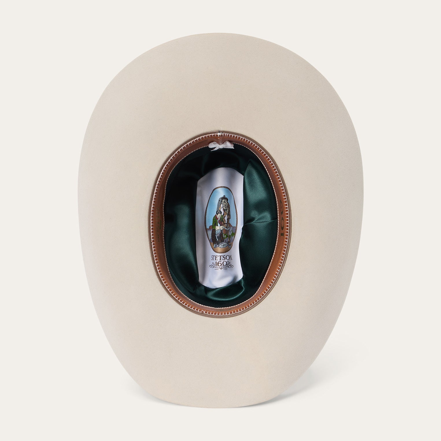 Stetson 100x The Golden Eagle Felt Hat 4 1/4" Brim - Silverbelly