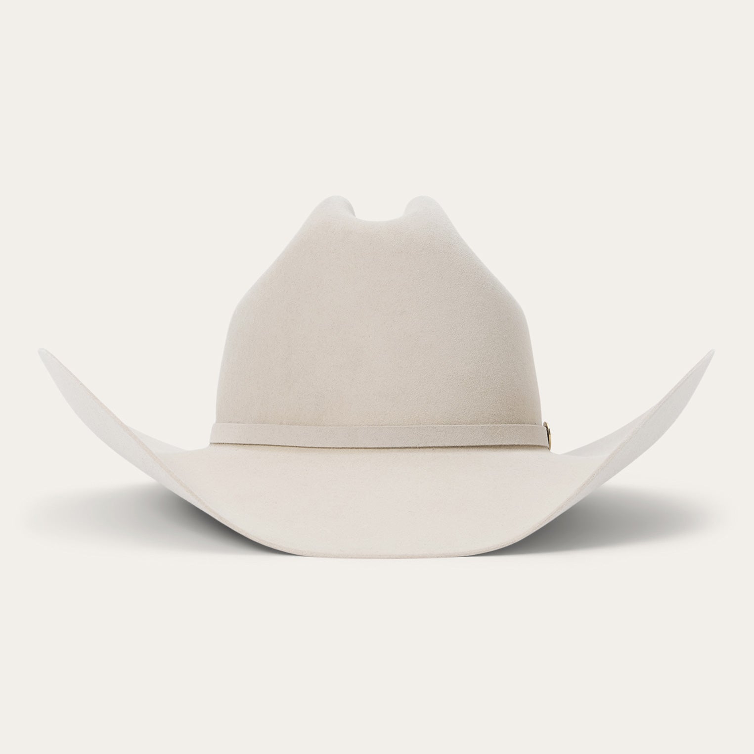 Stetson 100x The Golden Eagle Felt Hat 4 1/4" Brim - Silverbelly