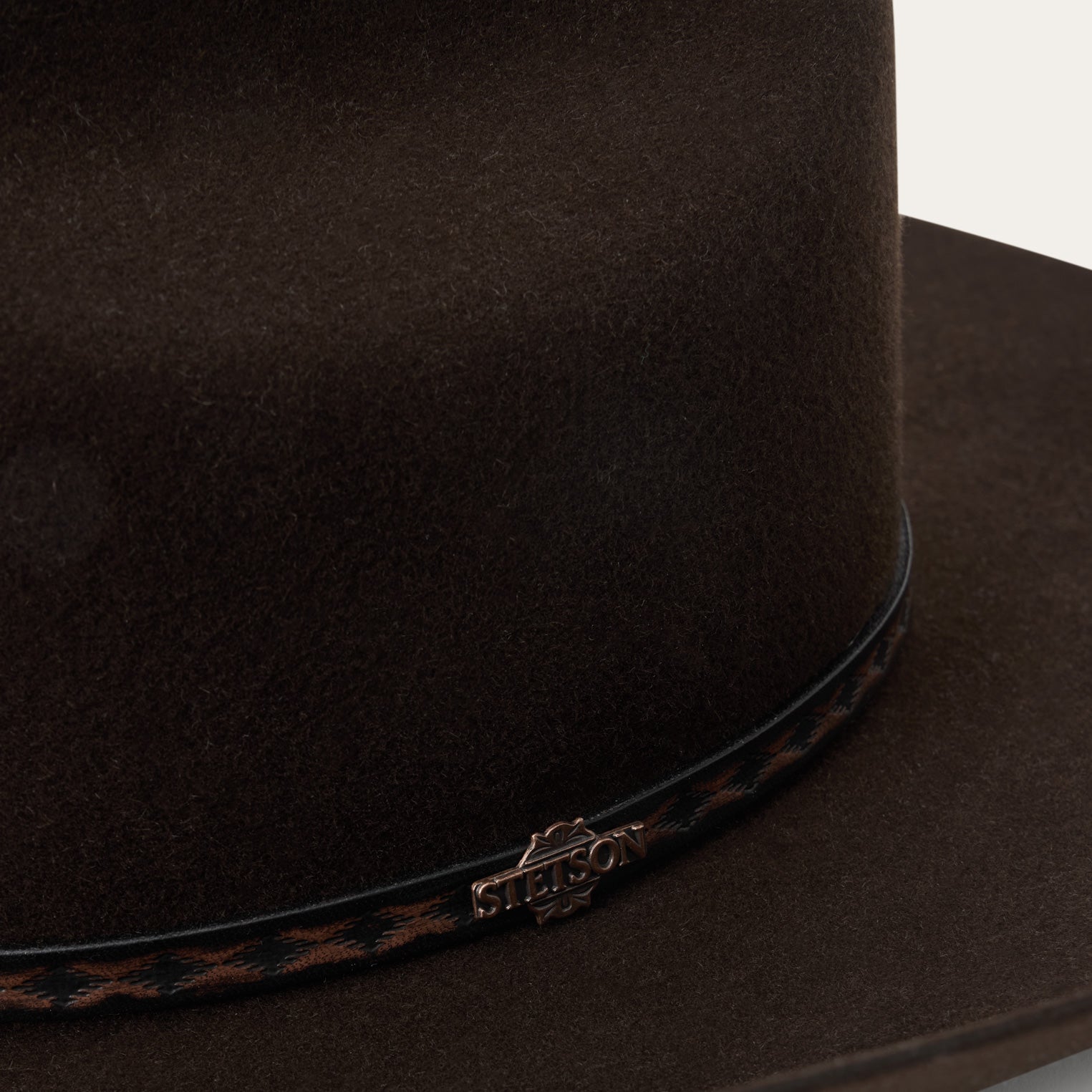 Stetson 5x Medalist Felt Hat - Chocolate