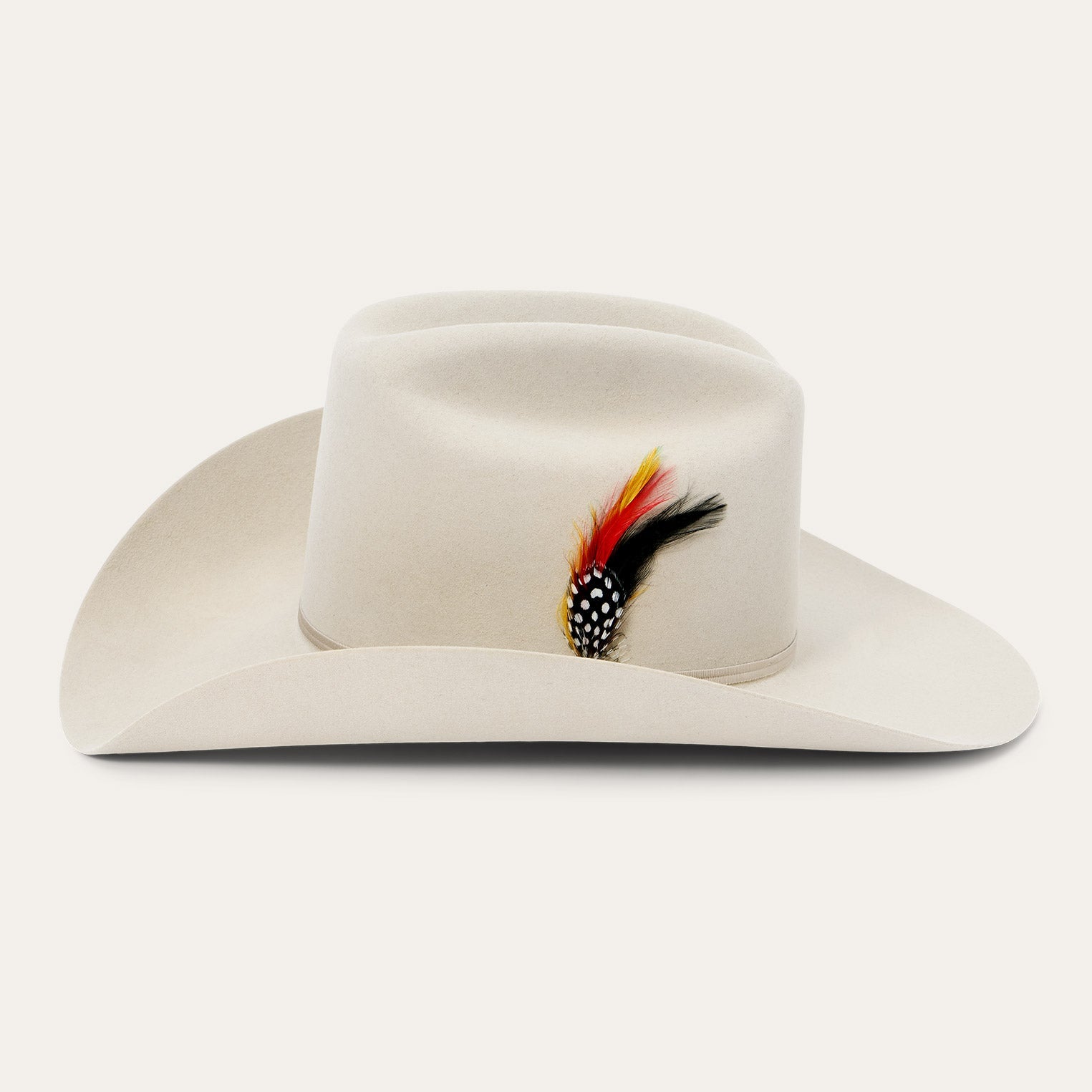 Stetson 6x Rancher Felt Hat  4" Brim - Silverbelly