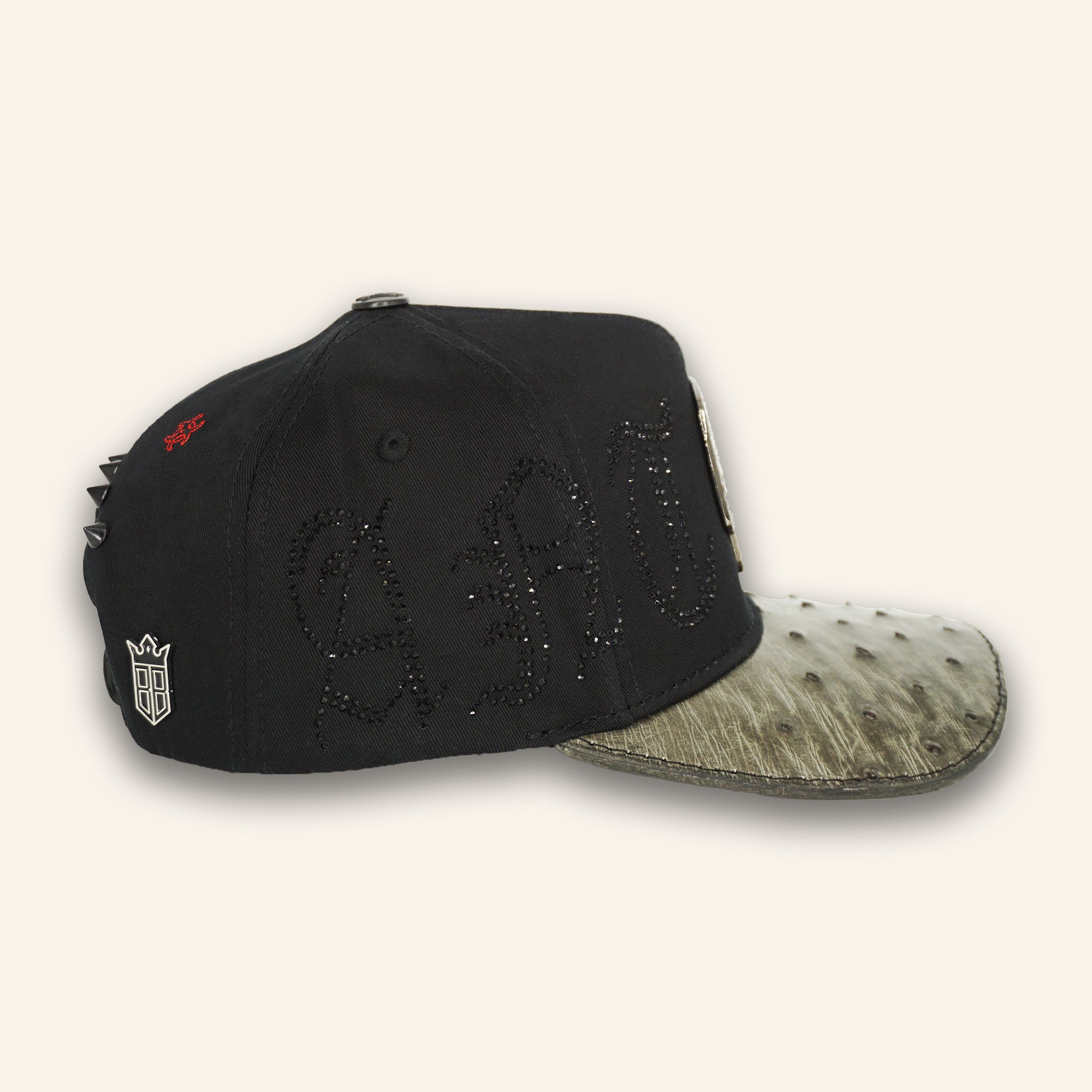 Bigg Boss Skull Black / Ostrich Grey Hat
