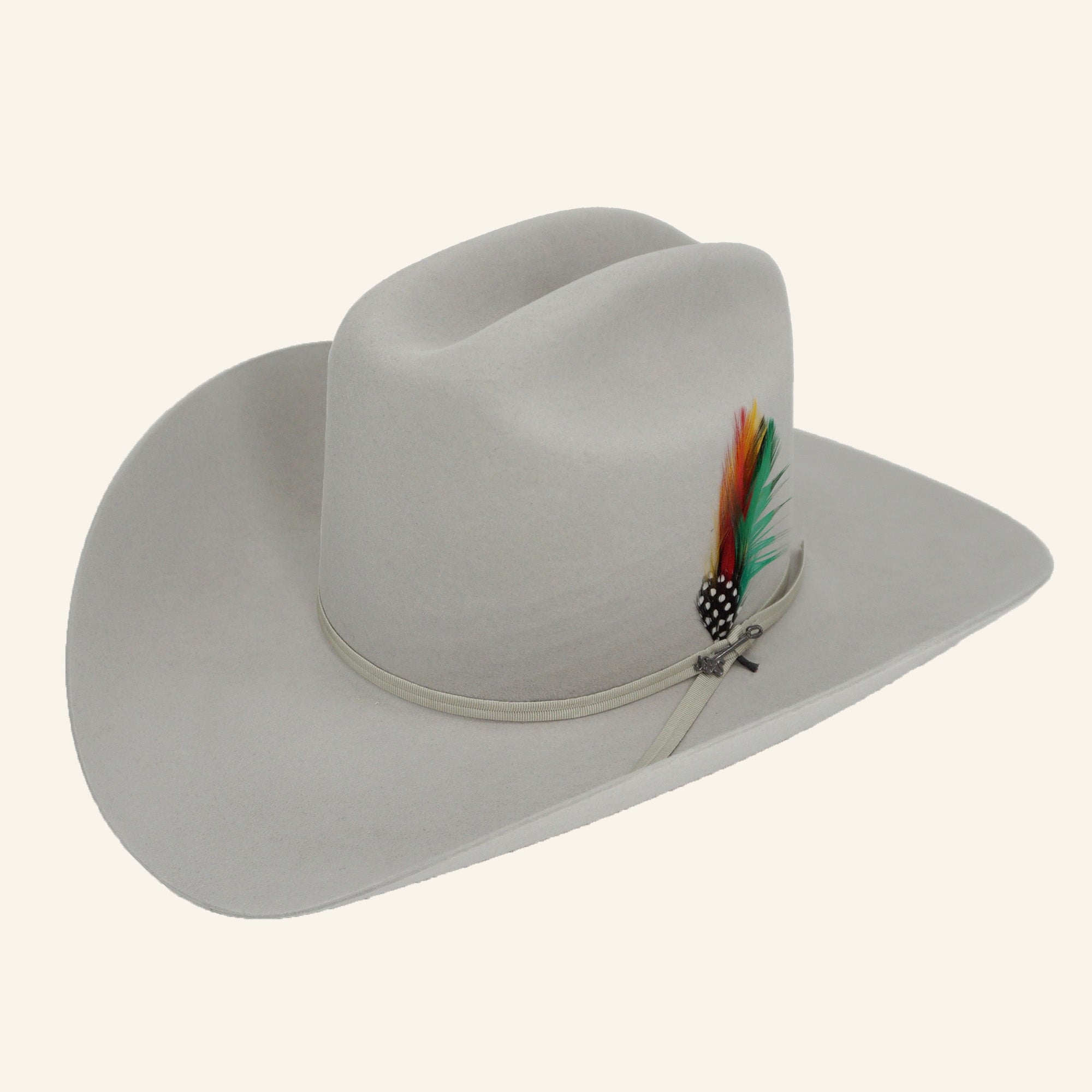 Stetson 6x Rancher Felt Hat - Silver Grey