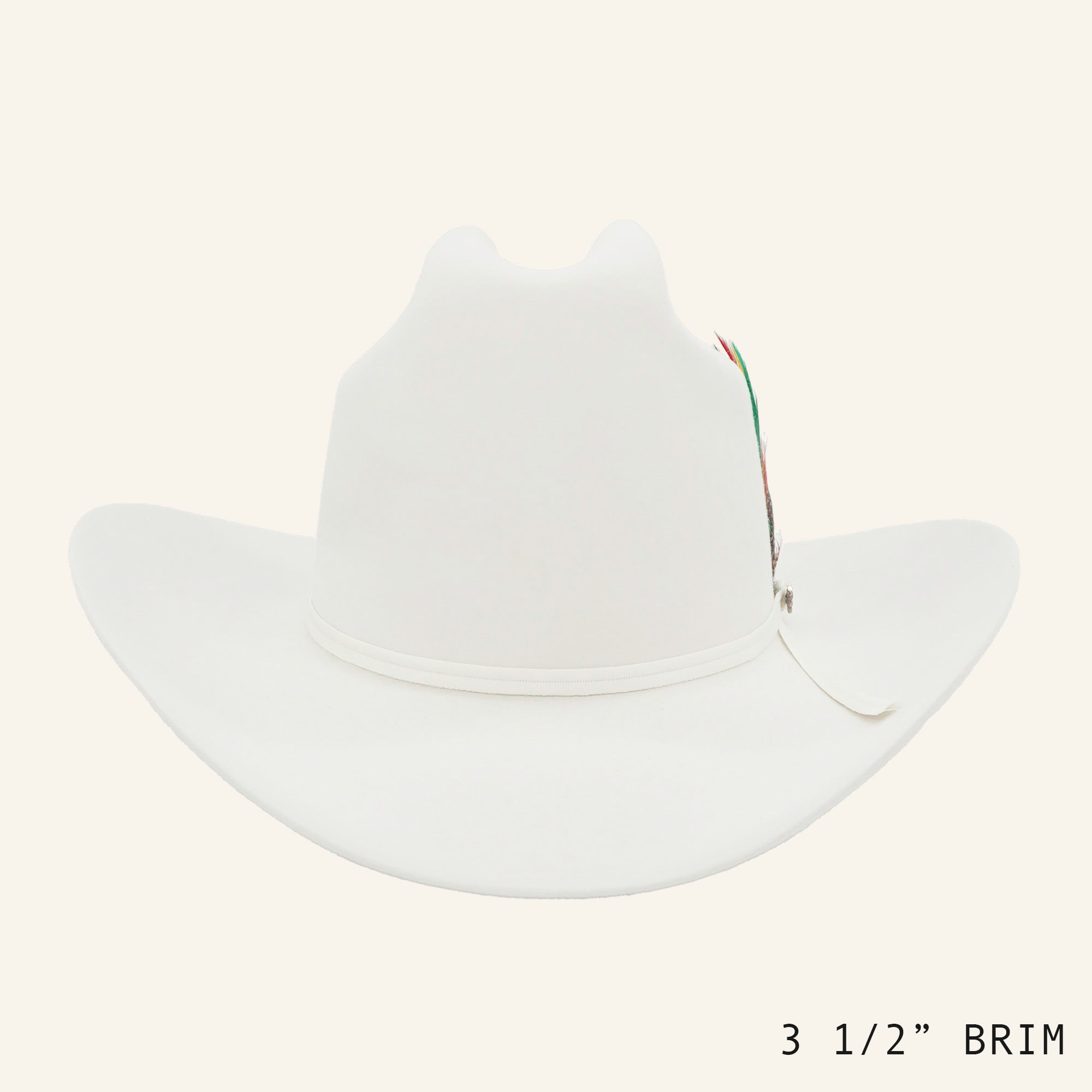 Stetson 6x Rancher Felt Hat - White