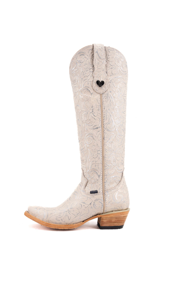 Rock'em Nancy Tall Snip Toe Cowgirl Boot 003 - Pearl