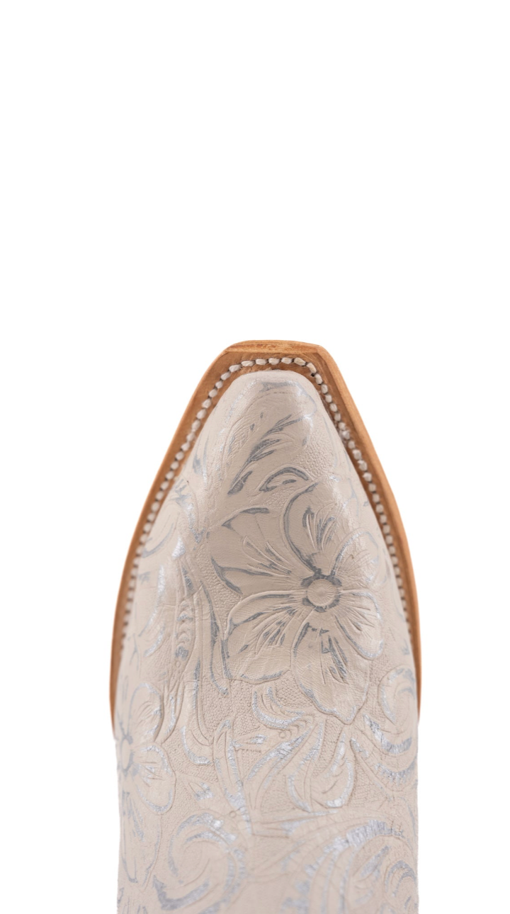 Rock'em Nancy Tall Snip Toe Cowgirl Boot 003 - Pearl