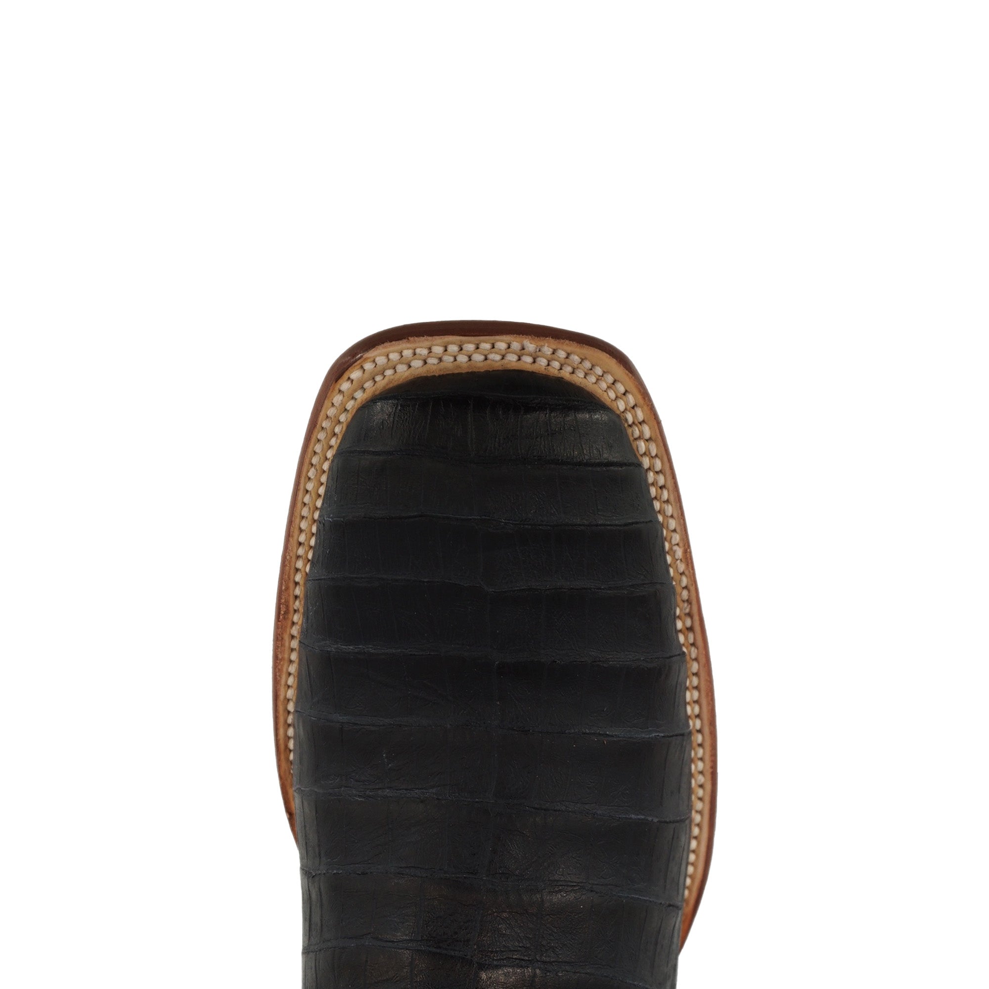 Tanner Mark Caiman Belly Print Boot TM207030 - Grey Palermo Top