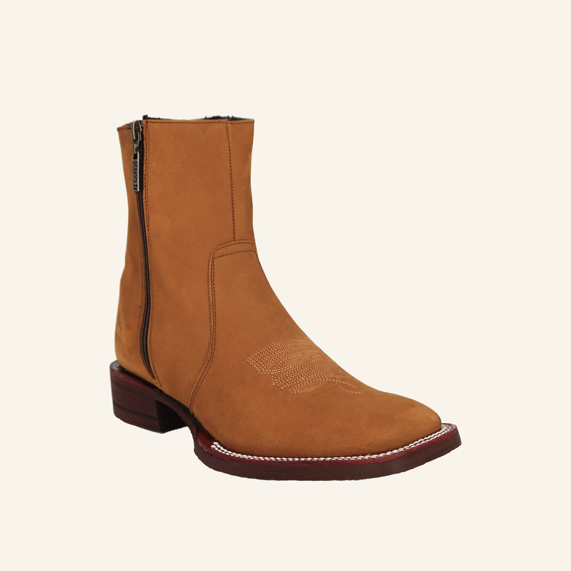 El Canelo Botin Leon Square Toe - Buck Topo
