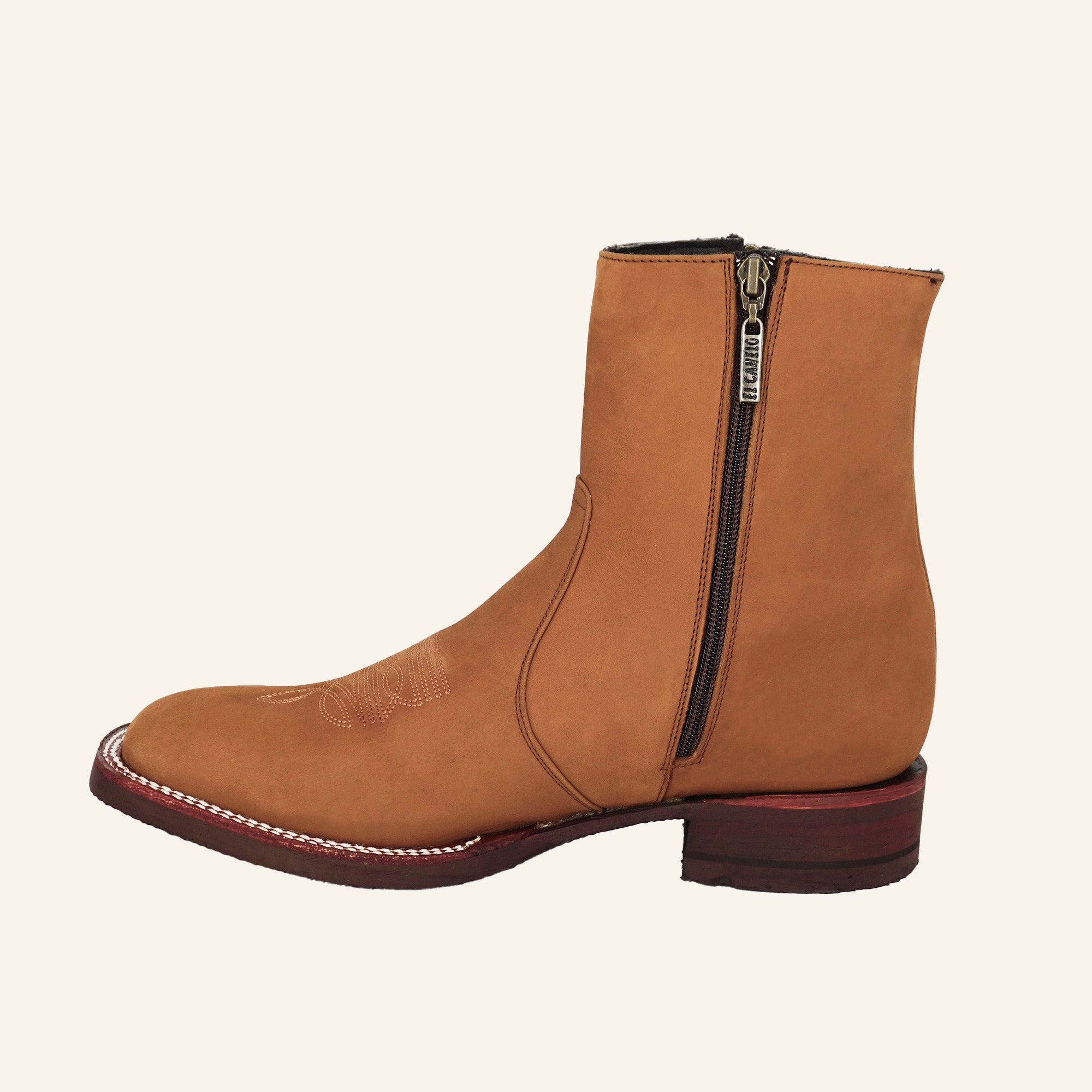 El Canelo Botin Leon Square Toe - Buck Topo