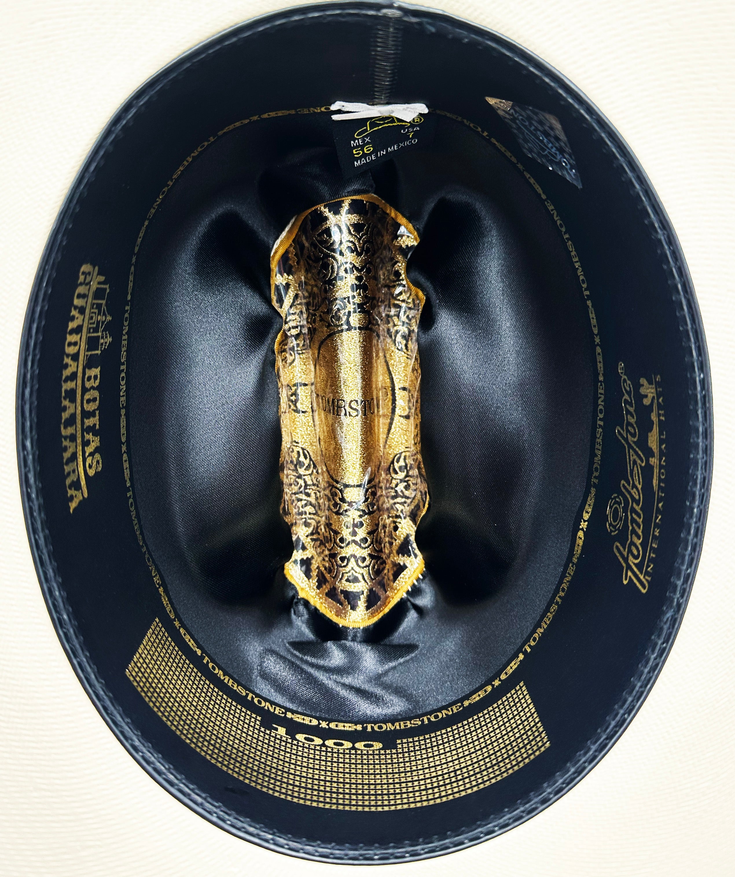 Sombrero Tombstone 1,000x Johnson (Copa Alta) 4" Brim