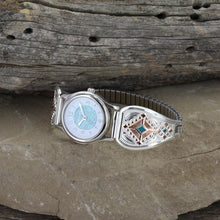 Cargar imagen en el visor de la galería, Montana Two Tone Southwestern Beats Expansion Watch WCH3713TQ
