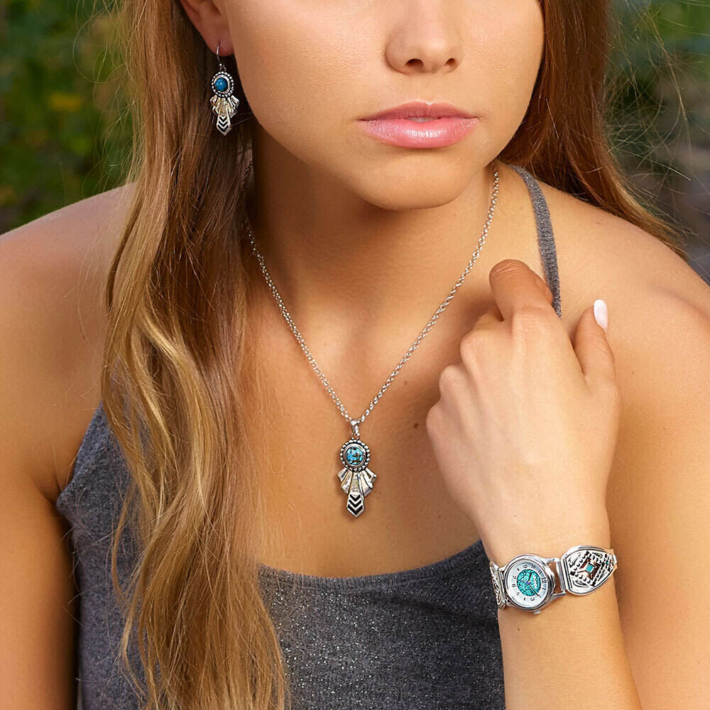 Montana Two Tone Southwestern Beats Expansion Watch WCH3713TQ