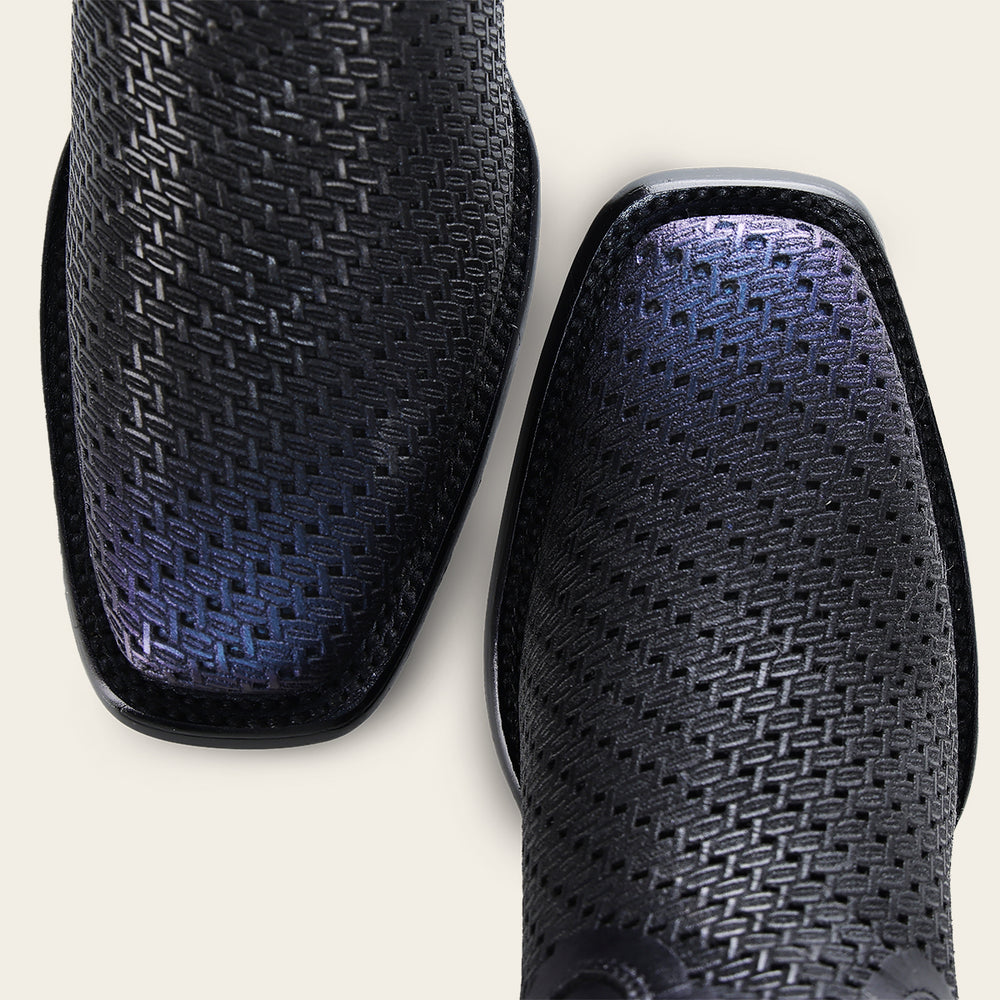 Cuadra Women's Laser & Embroidery Square Toe CU996 - Gris Oxford