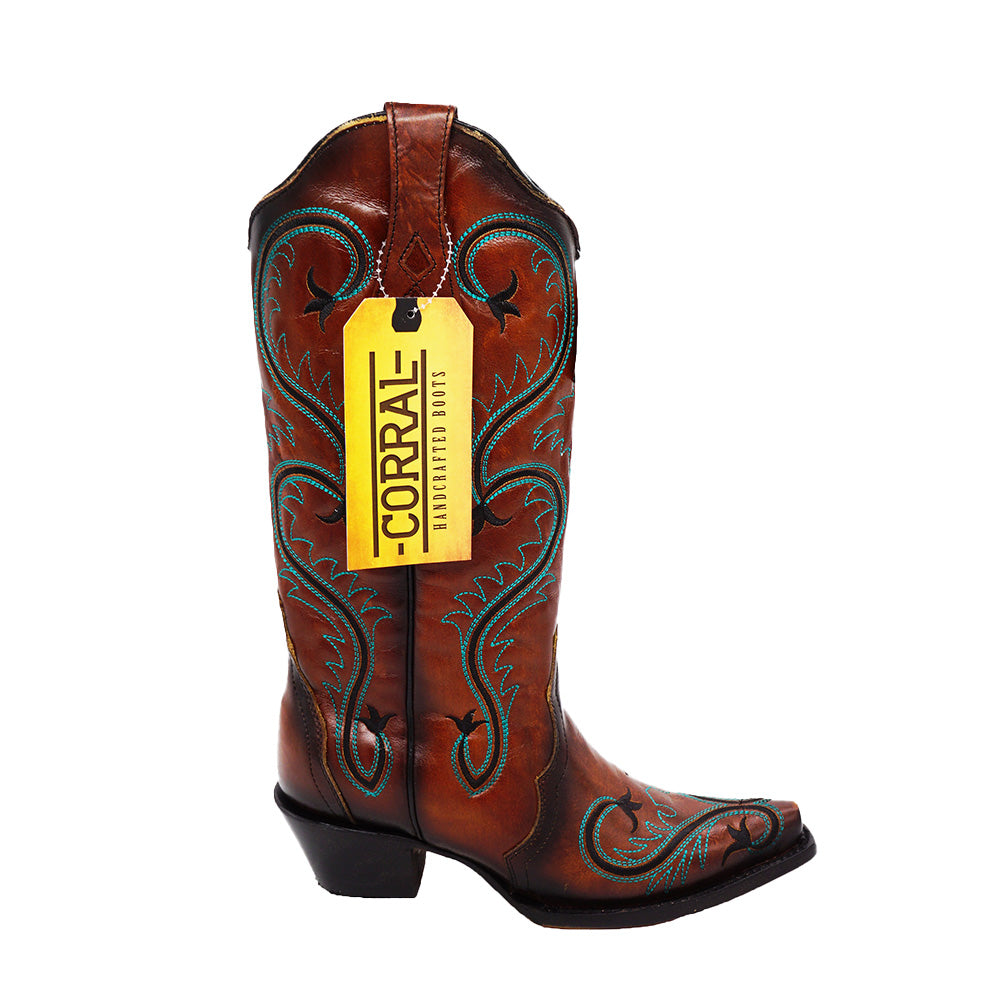 Corral Women's Boot Z5090 Embroidery - Brown