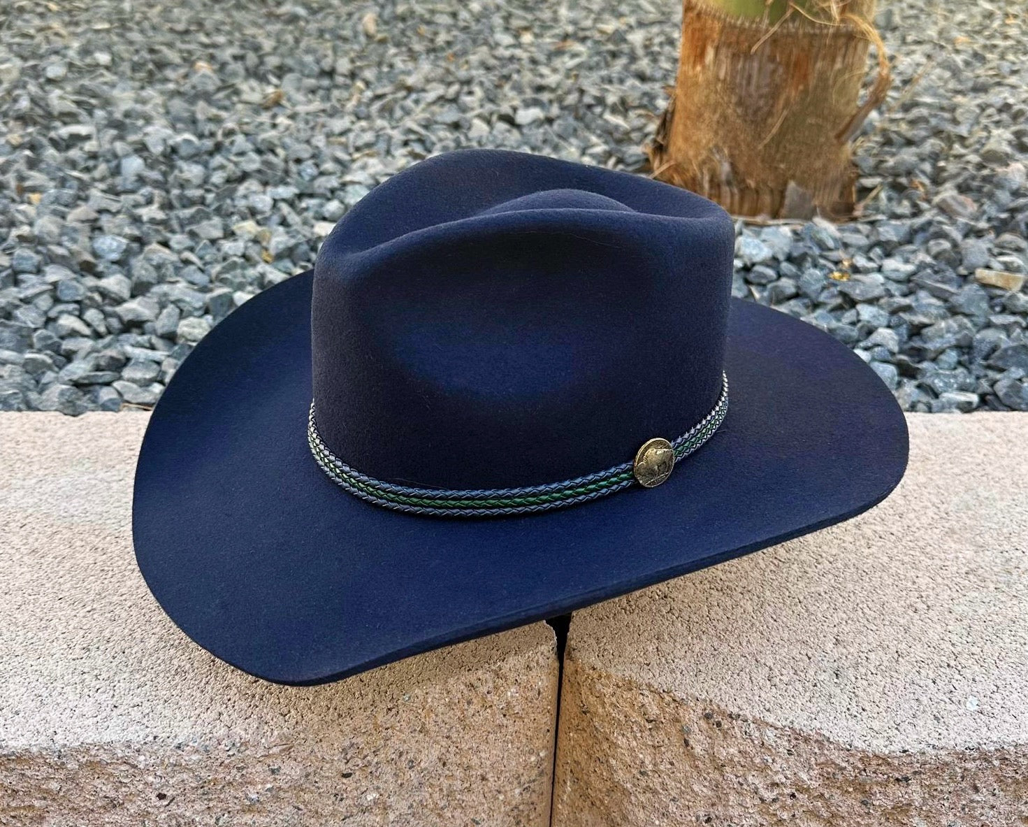 Stetson "Woodrow" Wool Hat - Navy
