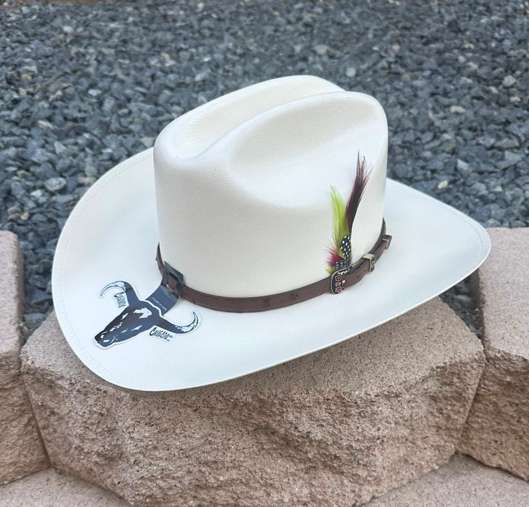 Sombrero Cuernos Chuecos 10,000x Ranch (Chaparral/Estilo Sinaloa)