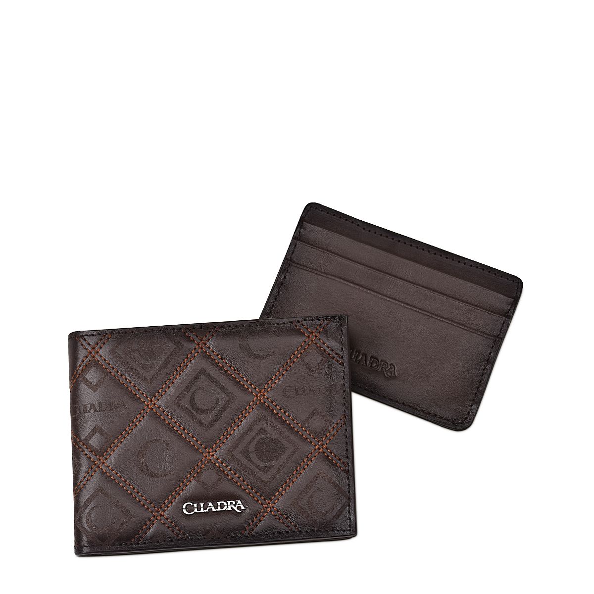 Cuadra Men's Laser & Stitching Wallet DU464 - Honey