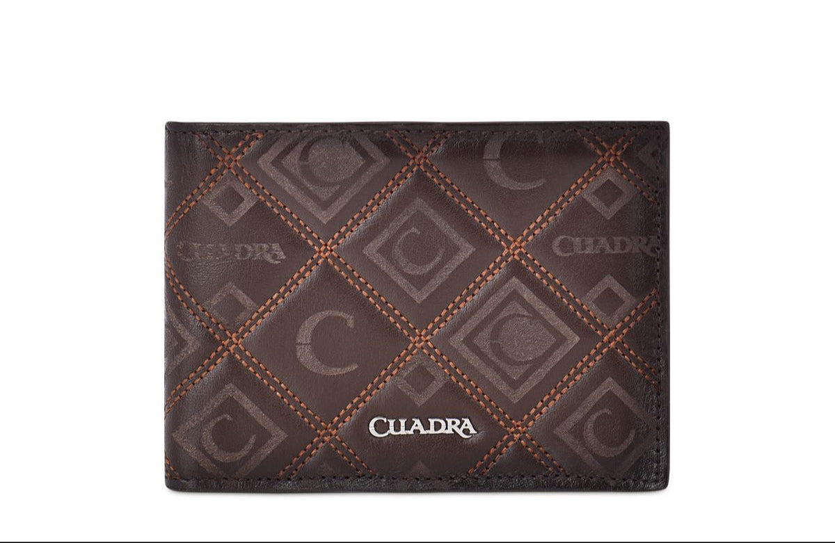 Cuadra Men's Laser & Stitching Wallet DU464 - Honey