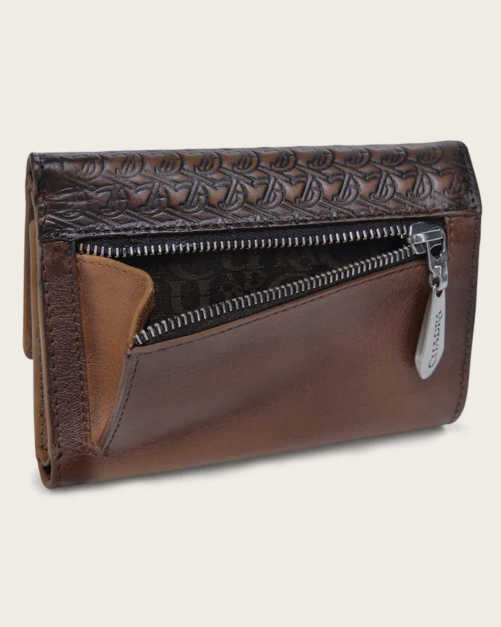 Cuadra Men's Chocolate Laser Wallet DU670