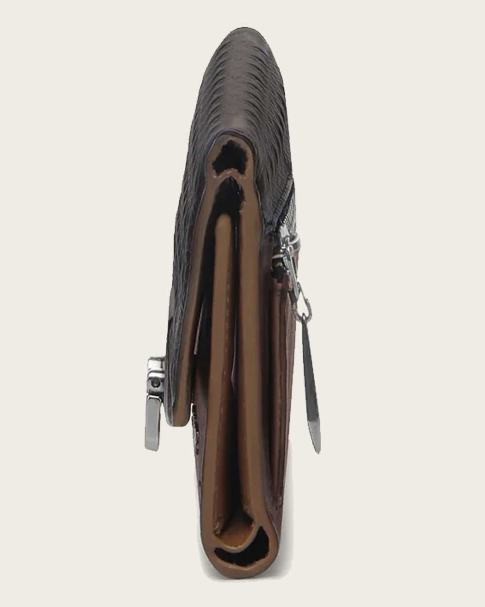 Cuadra Men's Chocolate Laser Wallet DU670