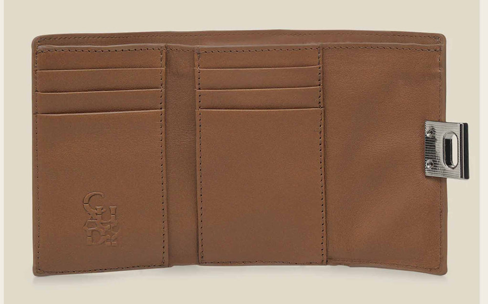 Cuadra Men's Chocolate Laser Wallet DU670