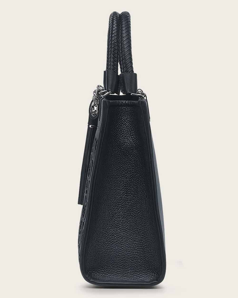 Cuadra Women's Black Laser Handbag DU686