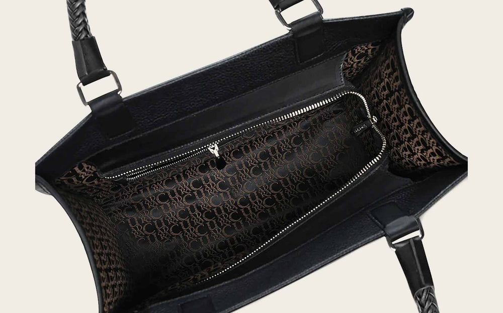 Cuadra Women's Black Laser Handbag DU686