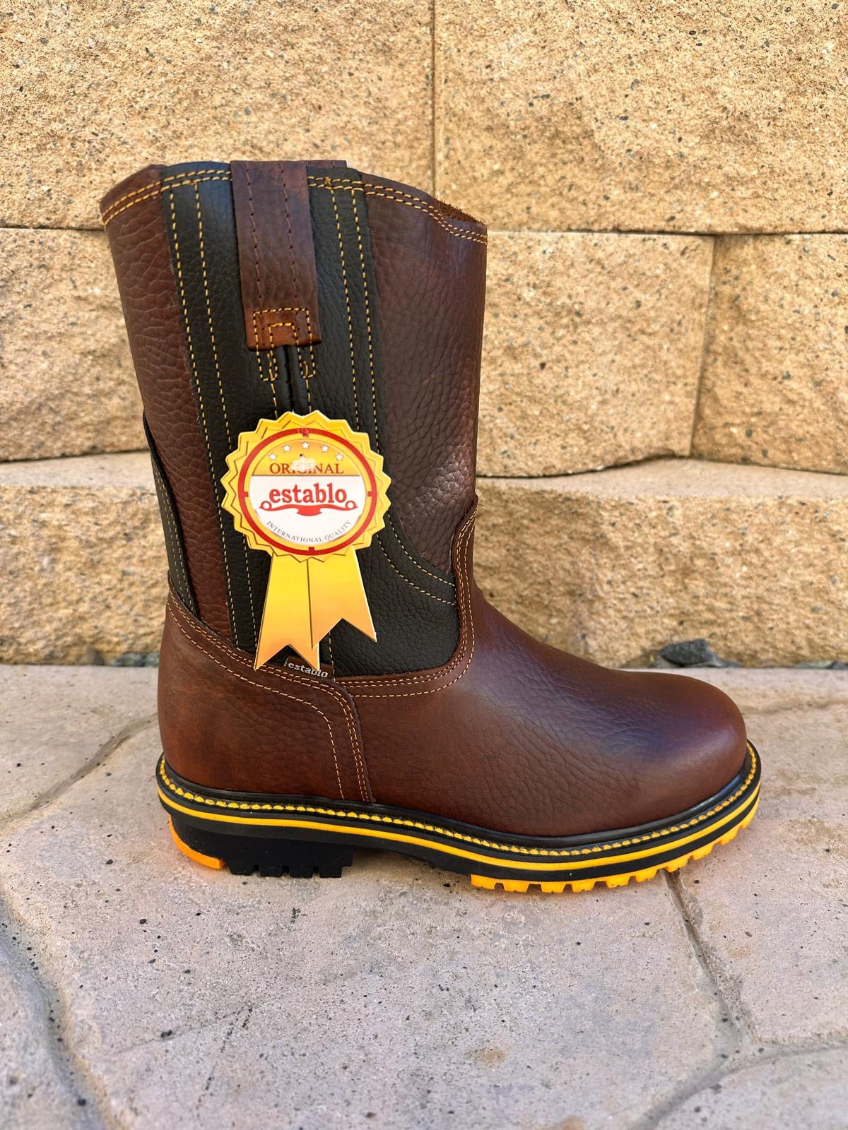 Establo Work Boot 584 - Miel Bull Fight