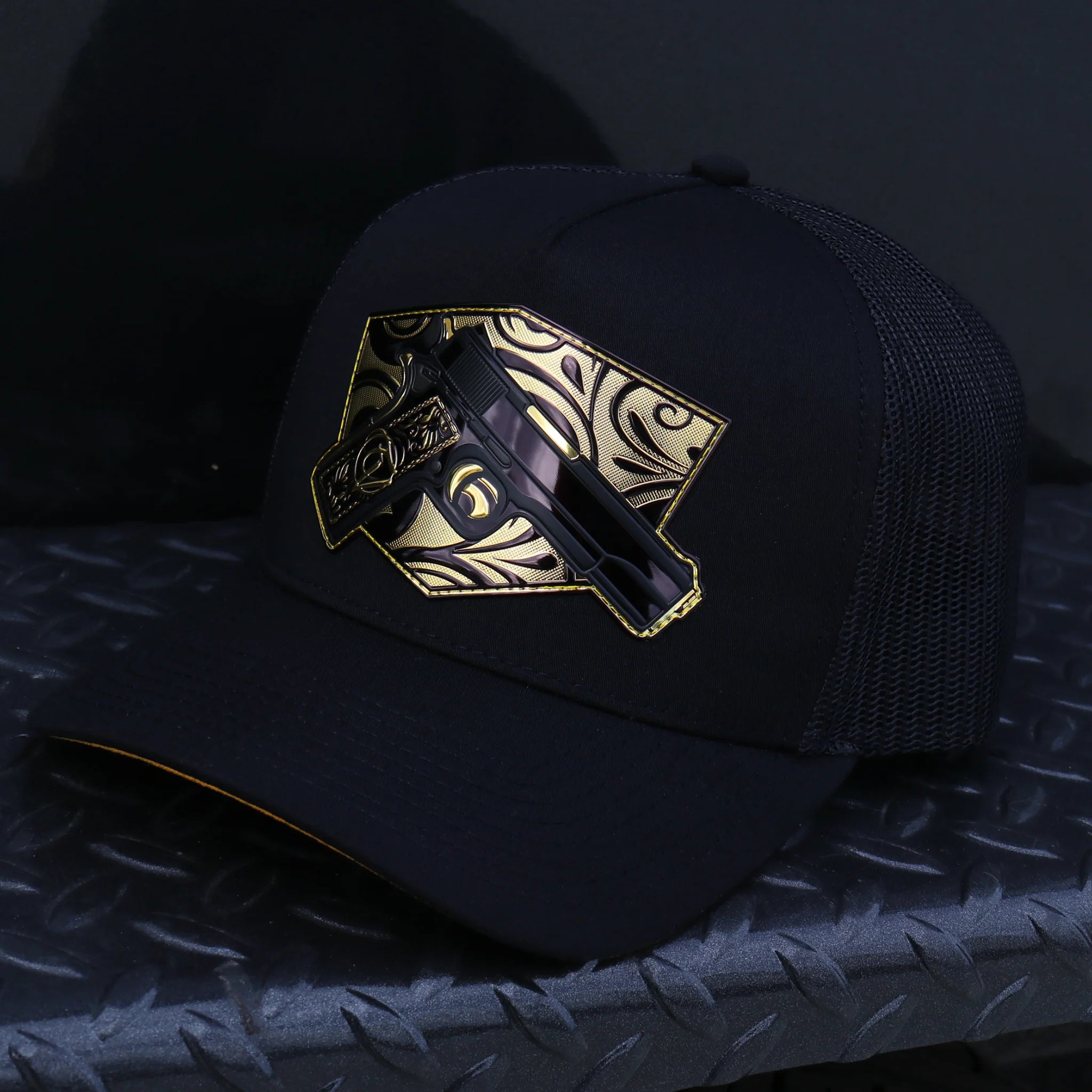 El Viejon Brand Cachas De Oro Black AVC Hat