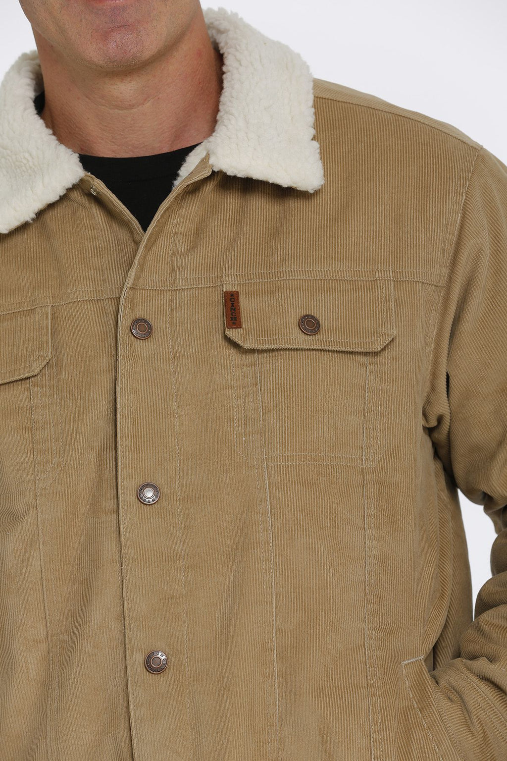 CINCH Men's Concealed Carry Trucker Khaki Jacket 1074005