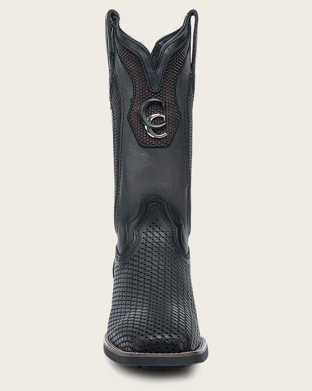 Cuadra Men's Embroidery & Laser Square Toe CU985 - Gris Oxford