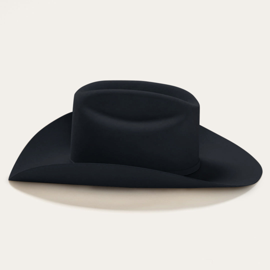 Stetson 1000x Diamante Felt Hat 4" Brim - Black