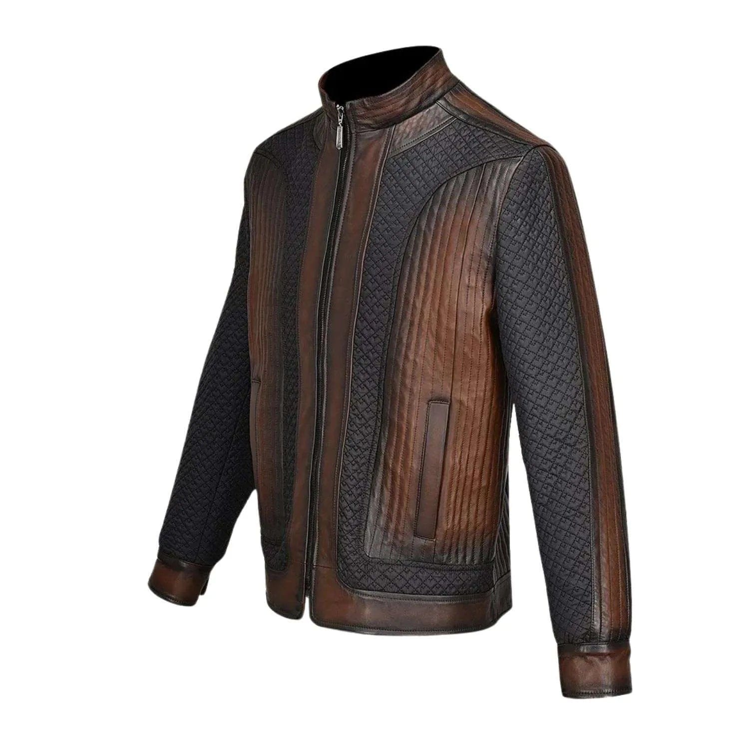 Cuadra Men's Brown Zipper Jacket JC229