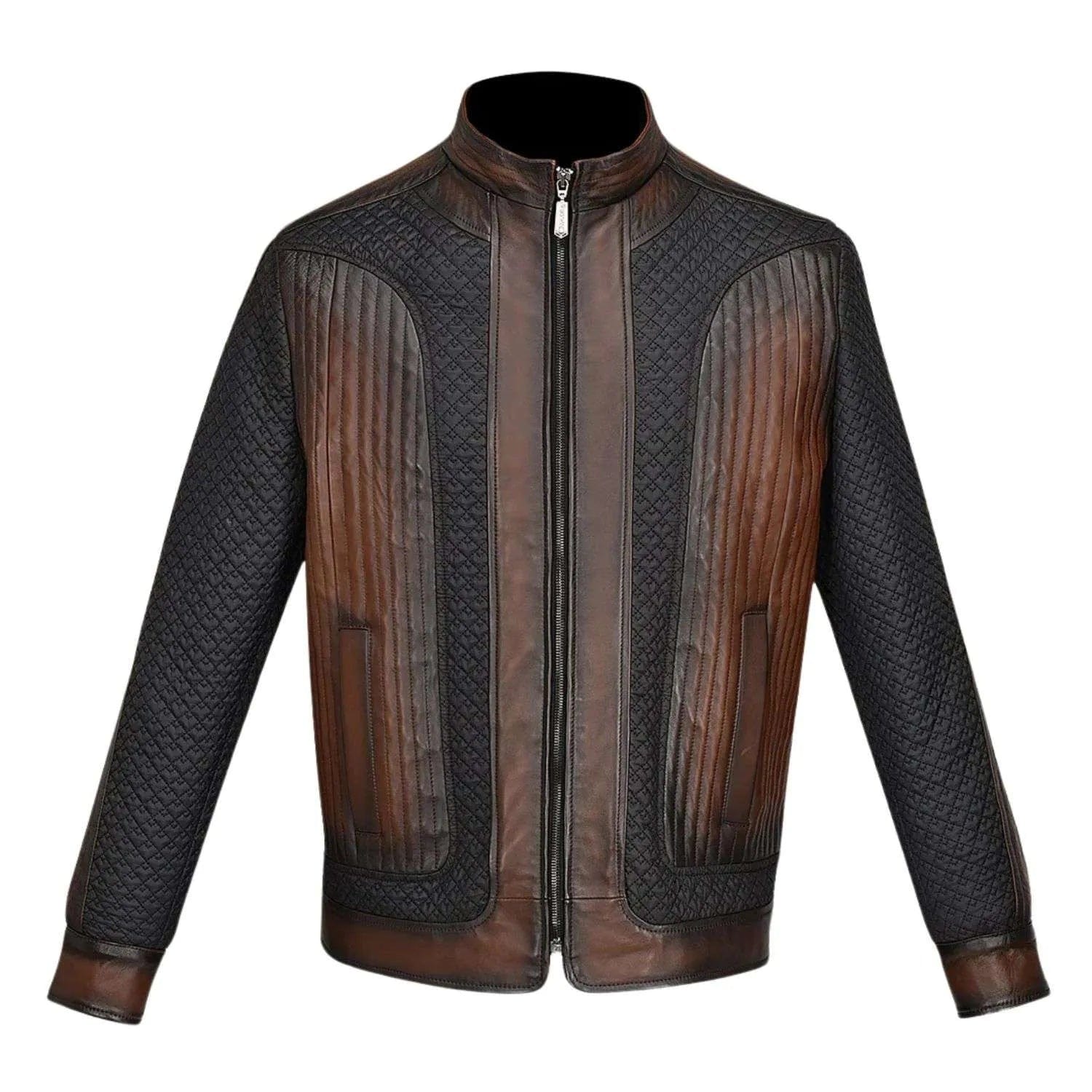 Cuadra Men's Brown Zipper Jacket JC229