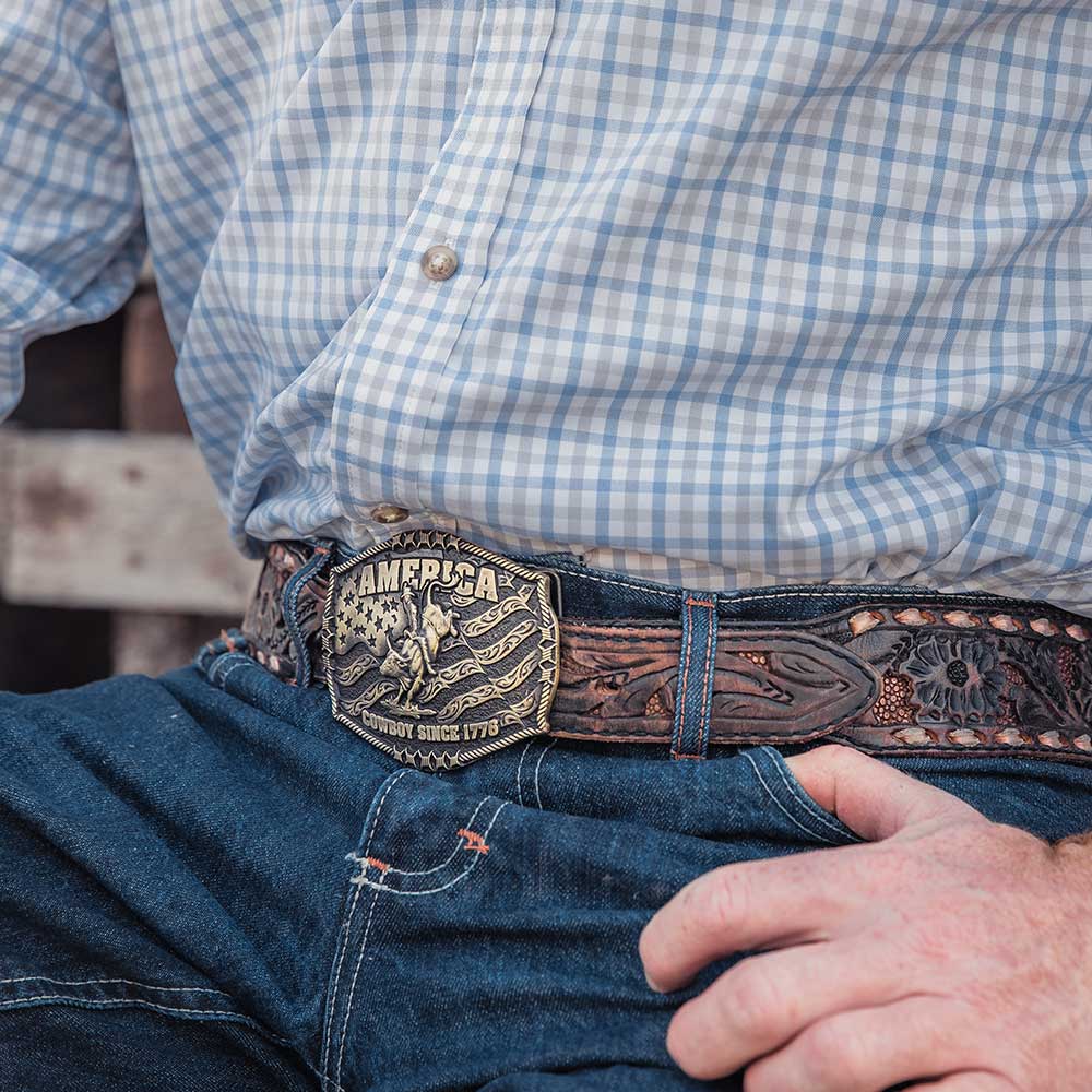 Montana Cowboy Since 1776 Attitude Buckle A1002C
