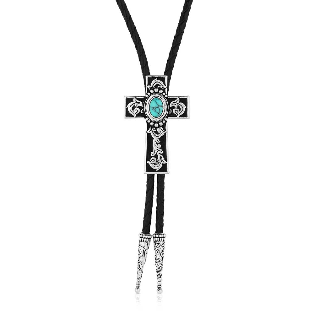 Montana Everlasting Faith Cross Bolo Tie BT6181