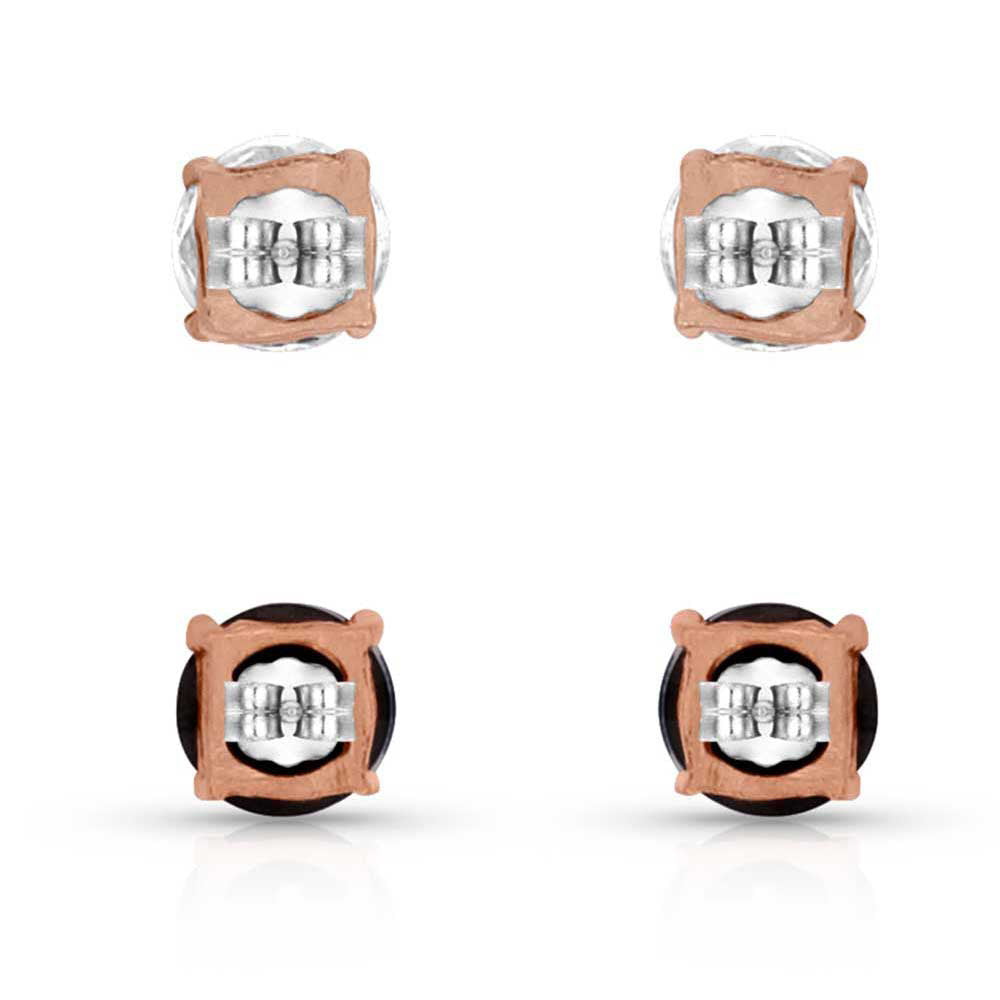 Montana Opposites Attract Double Crystal Post Earring Set ER5647