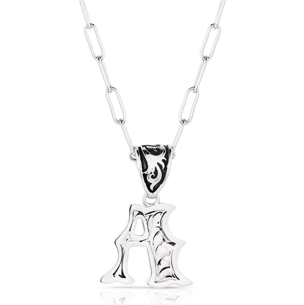 Montana Western Initial "A" Necklace NC6096