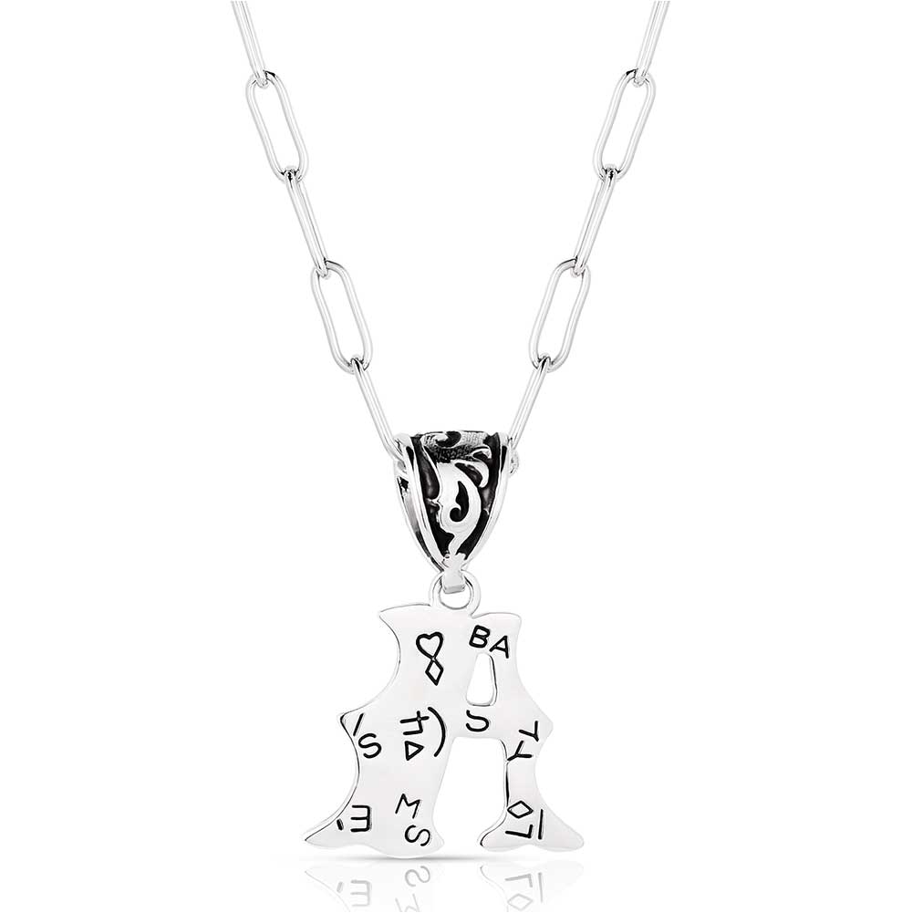 Montana Western Initial "A" Necklace NC6096