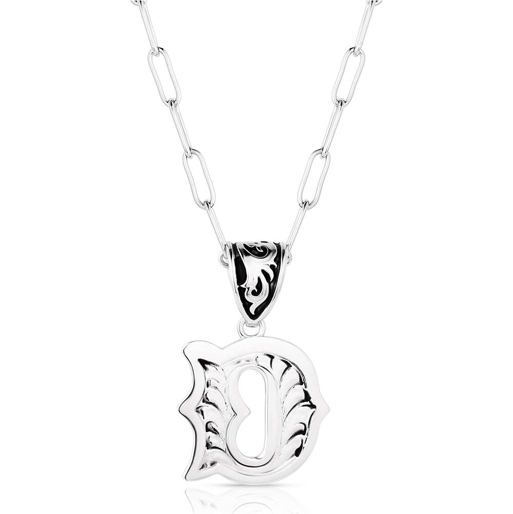 Montana Western Initial "D" Necklace NC6096