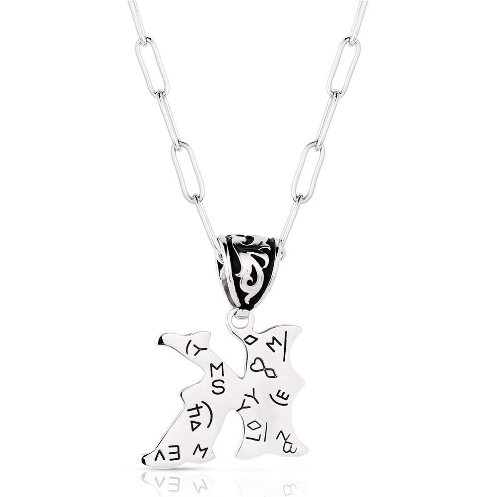Montana Western Initial "K" Necklace NC6096